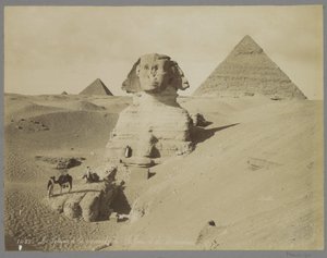 Szfinx és piramide Chefren és Mykerinos A Szfinx és Cheffren és Micerinus piramisai (cím a tárgyon)