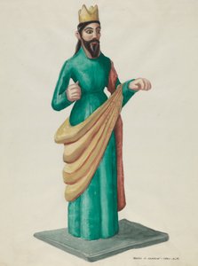 Bultó arkangyal, c. 1937. alkotó: Majel G. Claflin