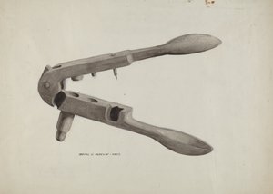 Bullet Mold, c. 1937. alkotó: Majel G. Claflin