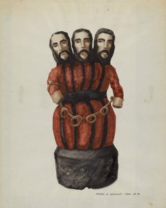 Bulto: Szentháromság, c. 1937. alkotó: Majel G. Claflin
