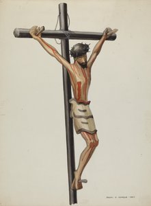 Bulto, Feszület, c. 1937. alkotó: Majel G. Claflin