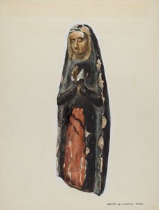 Bulto Virgin, c. 1939.