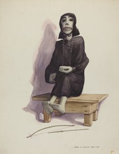 A halál alakja Muerto, c. 1937. alkotó: Majel G. Claflin