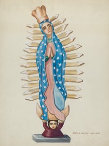 Guadalupe Wood Holy or Bulk, c. 1937. alkotó: Majel G. Claflin