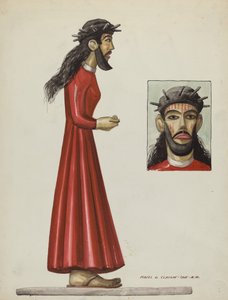 Santo Christo, c. 1937. alkotó: Majel G. Claflin