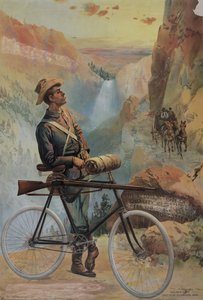 Golden Gate, naplemente a Yellowstone Parkban, 1897 körül (kromolitográfia)