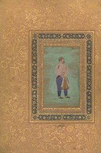 recto: Danyal herceg portréja, Folio a Shah Jahan albumból, recto: 16. század vége. alkotó: Manohar