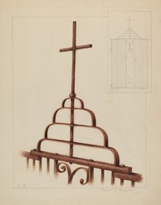 Kereszt, c. 1937. alkotó: Manuel G. Runyan