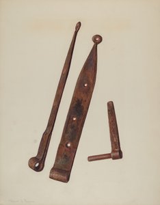 Zsanérok és csavarok, c. 1939. alkotó: Manuel G. Runyan