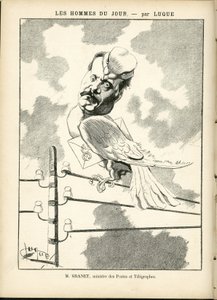 Manuel Luque (1854-1919) illusztrációja a La Caricature-ben (1880) alkotó: Manuel Luque