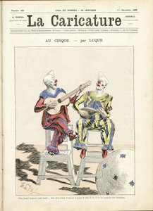 Manuel Luque (1854-1919) illusztrációja a La Caricature (1880) borítójához alkotó: Manuel Luque