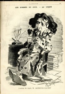 Manuel Luque (1854-1919) illusztrációja a karikatúra (1880) borítójához alkotó: Manuel Luque