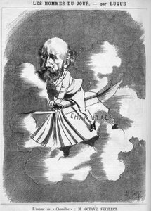 Octave Feuillet (1821-1890) francia író. alkotó: Manuel Luque
