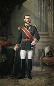 XII. Alfonz portréja alkotó: Manuel Ojeda y Siles