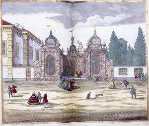 Madárház Castellazóban, 1743 alkotó: MarcAntonio dal Re