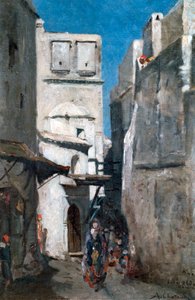 Utca Algírban, 1864-1892 alkotó: Marc-Alfred Chataud