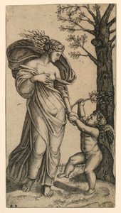 Minerva és Cupido kibékülése