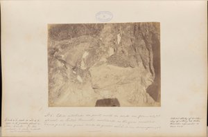 A Vöröskapu glaciális formációban lévő karta északi részének részletes vizsgálata alkotó: Marc Ferrez