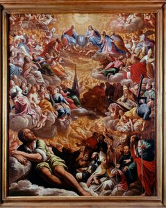 Paradicsom - Marcantonio Bassetti (1588-1630) festménye, Olaj, vászon 78X61 CM - Nápoly Museo di Capodimonte