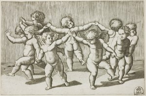 Ámor tánca alkotó: Marcantonio Raimondi