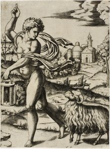 A kos jele alkotó: Marcantonio Raimondi