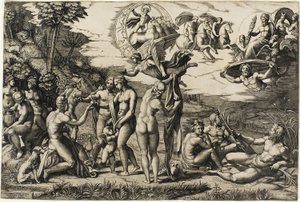 A párizsi ítélet alkotó: Marcantonio Raimondi