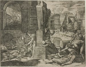 A Morbetto, avagy a frígiai pestis alkotó: Marcantonio Raimondi
