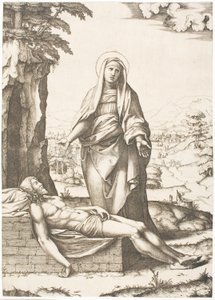 A Pietà alkotó: Marcantonio Raimondi