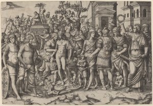 Diadal alkotó: Marcantonio Raimondi, after Jacopo Ripanda