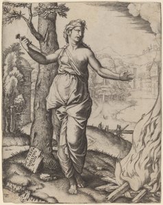 Móka alkotó: Marcantonio Raimondi after Raphael