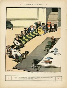 Illusztráció: Marcel Capy (1865-1941) a Le Rire-ben
