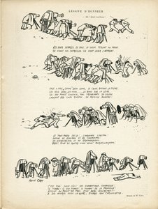 Illusztráció Marcel Capyról (1865-1941) Le Rire-ben, 2012.02.03. - Honor Laundry - Sport, fotózás Kamerafotós, vívás
