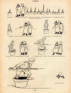 La Baionnette, Szatirikus fekete-fehérben alkotó: Marcel Amable O.L. Capy