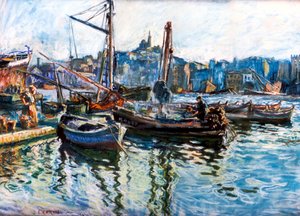 A marseille-i kikötő, 1920