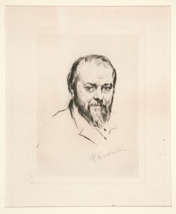 Portré J.J. tyúk alkotó: Marcellin Desboutin