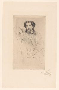 Henri Charles Guérard portréja alkotó: Marcellin Gilbert Desboutin (signed by artist)