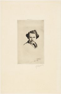 Alfred Cadart portréja alkotó: Marcellin Gilbert Desboutin