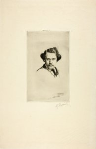 Alfred Cadart portréja, 1875 alkotó: Marcellin Gilbert Desboutin