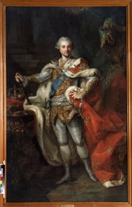 Stanislaw II August Poniatowski, a Lengyel-Litván Nemzetközösség királya és nagyhercege (1732-1798) portréja, 1790 körül (olaj, vászon)