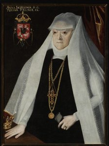 Anna Jagellon, reine de Pologne – Anna Jagellon (1523-1596), lengyel királynő portréja, Kober, Martin (1550-1609) alkotása. Olaj, vászon, 1596 előtt. Muzeum Narodowe, Varsó alkotó: Marcin Kober