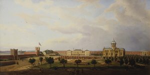 Az ivangorodi erőd belső képe, 1846 alkotó: Marcin Zaleski