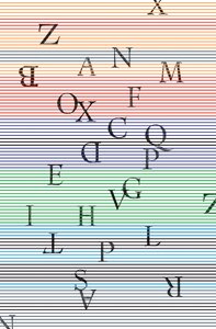Letters in Caos, 2014 (vegyes technika) alkotó: Marco Campedelli