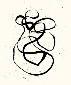 Vibration_03, 2023 (tinta, papír)