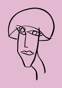 Woman, 2019 (tinta, papír) alkotó: Marco Campedelli