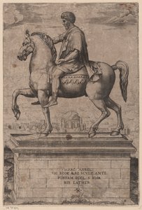 Marcus Aurelius lovas szobra alkotó: Marco Dente