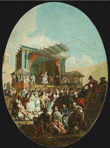 Olasz vígjáték Veronában, 1772. alkotó: Marco Marcola