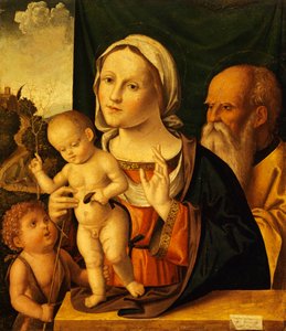 Szent beszélgetés, Marco Palmezzano (kb. 1459-1539), 52x61 cm