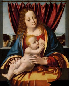 Madonna és gyermeke alkotó: Marco d Oggiono