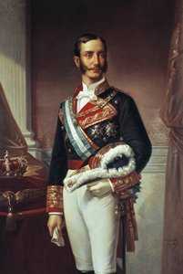 XII. Alfonz portréja (Madrid alkotó: Marcos Giraldez de Acosta