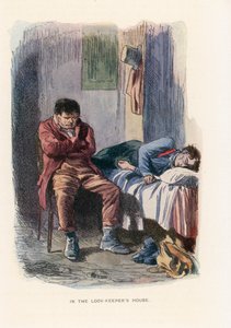 Illusztráció a Közös barátunkhoz (színes litográfia)